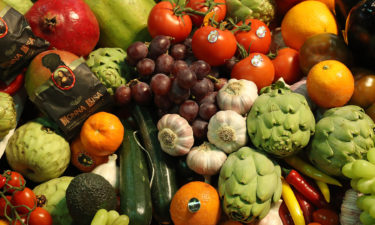 fruits and veggies, boxed meals