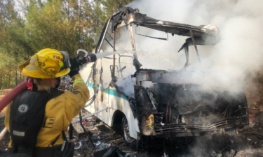 Cal Fire CZU responds to small vegetation fire Sunday