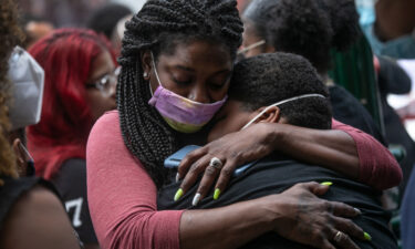 Friends and family mourn the death of Conrad Coleman Jr. following his funeral service on July 3