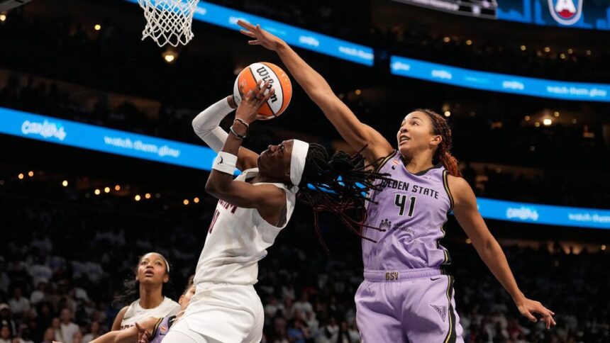 Gabby Williams scored 17 points and Golden State played stellar defense to beat the Atlanta Dream 67-62 on Saturday and even the WNBA Finals at 2-2.