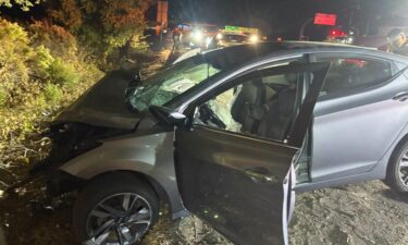 Officers received an alert about the crash near the Cordelia Commercial Vehicle Enforcement Facility scales and responded to find a single occupant in the vehicle. He was identified as a 23-year-old man from Vacaville.