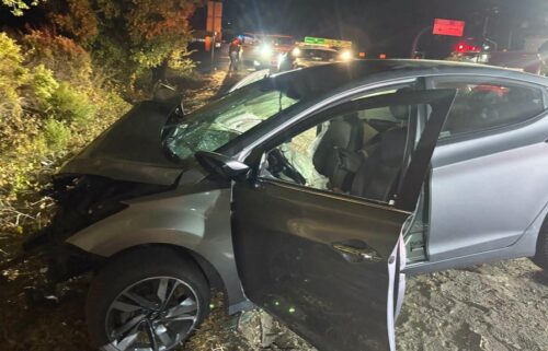 Officers received an alert about the crash near the Cordelia Commercial Vehicle Enforcement Facility scales and responded to find a single occupant in the vehicle. He was identified as a 23-year-old man from Vacaville.