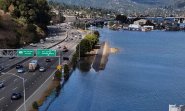 The Bay Area was seeing another day of record high tides driven by a combination of high astronomical tides