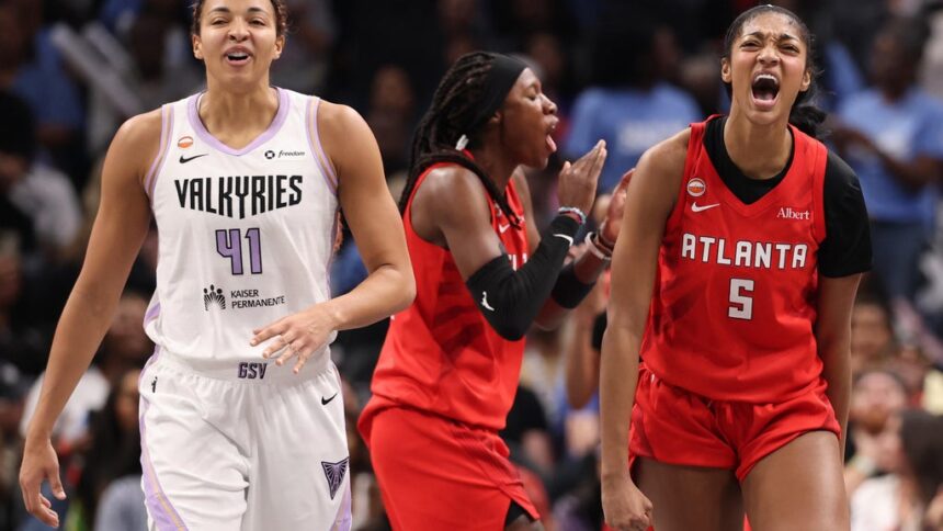 Allisha Gray scored 23 points and Rhyne Howard added 21 as Atlanta beat the Golden State Valkyries 80-69 on Thursday at State Farm Arena