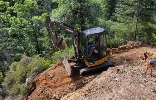 Two men charged with illegal gold mining in the Sierra along with felony vandalism of public land and private property entered no contest pleas