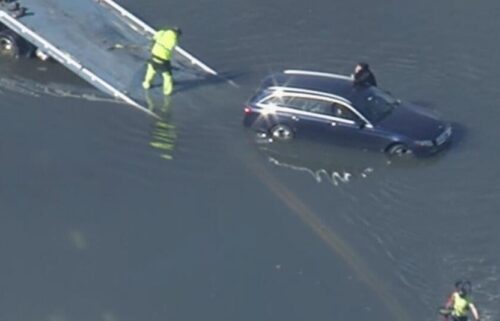 Some low-lying areas of Marin County experienced tidal flooding on Monday