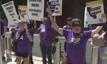 Tens of thousands of California state workers are walking off the job Wednesday in a one-day strike