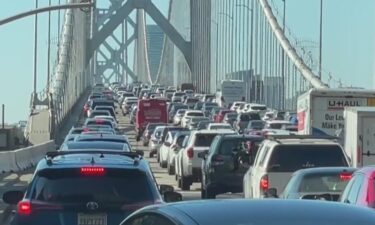 Traffic looked normal for a Saturday